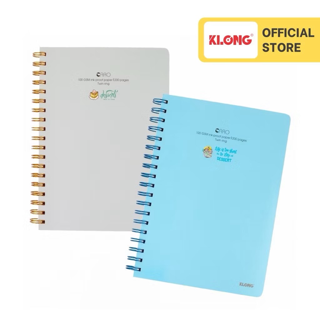Sổ Caro lò xo kép bìa nhựa 2 mặt B5 - TP576