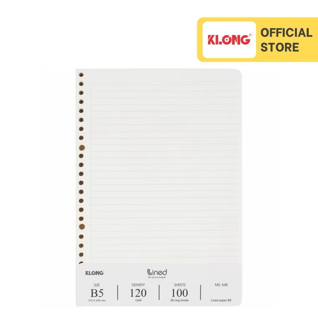Ruột sổ còng kẻ ngang B5 - TP548