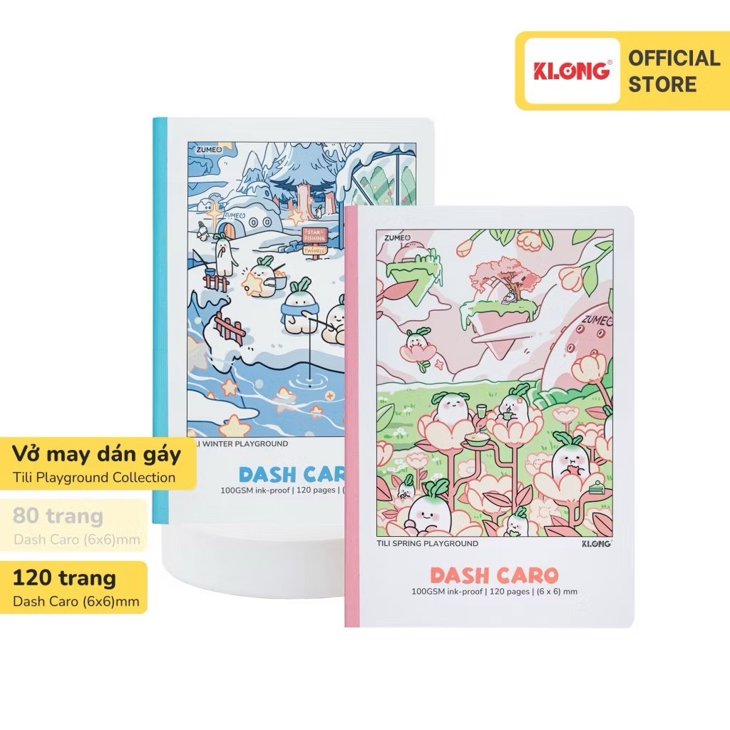 Vở Dash Caro Tili Seasonal Playground B5 - TP210