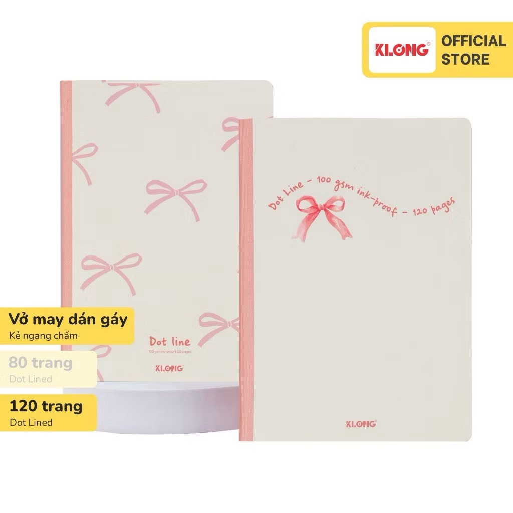 Vở kẻ ngang chấm Pastel Coquette B5 - TP861