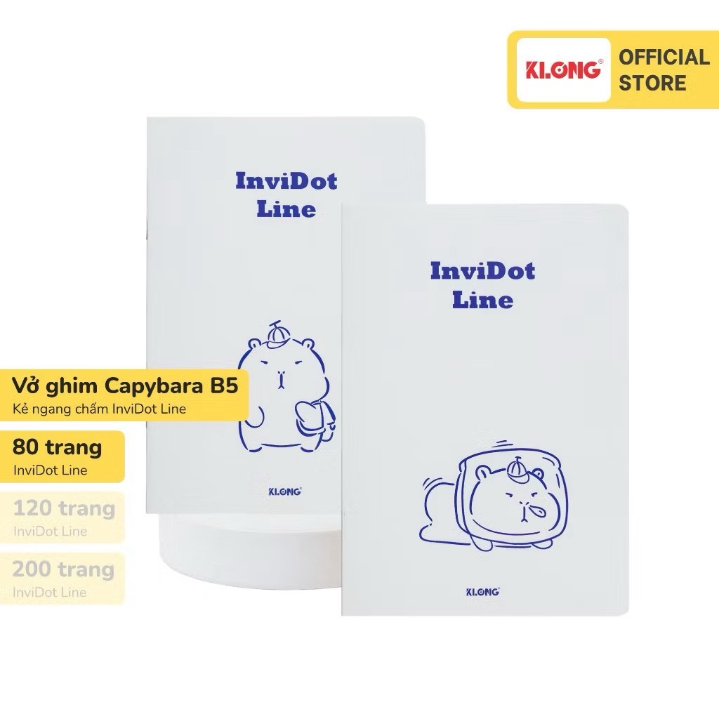 Vở kẻ ngang chấm ghim Capybara B5 - TP856