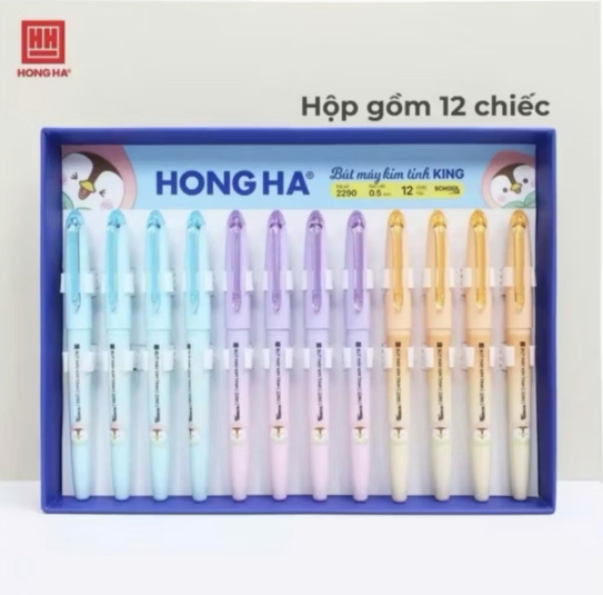 Bút máy kim tinh King - 2290 (12C/H) - Hồng Hà