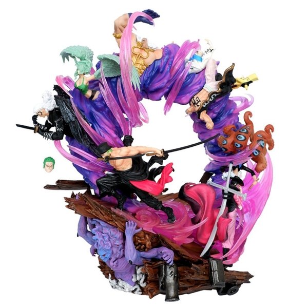 Mô hình Zoro và những bại tướng 23cm