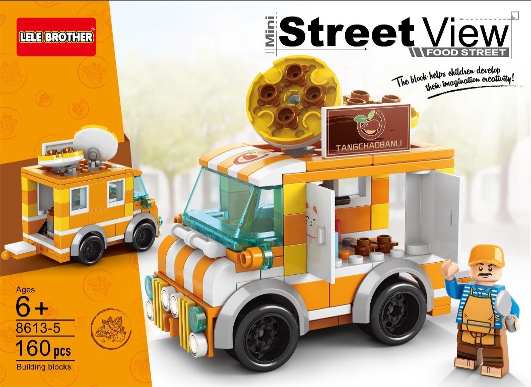 Bộ lego Khu chợ ẩm thực - 8613 - *5