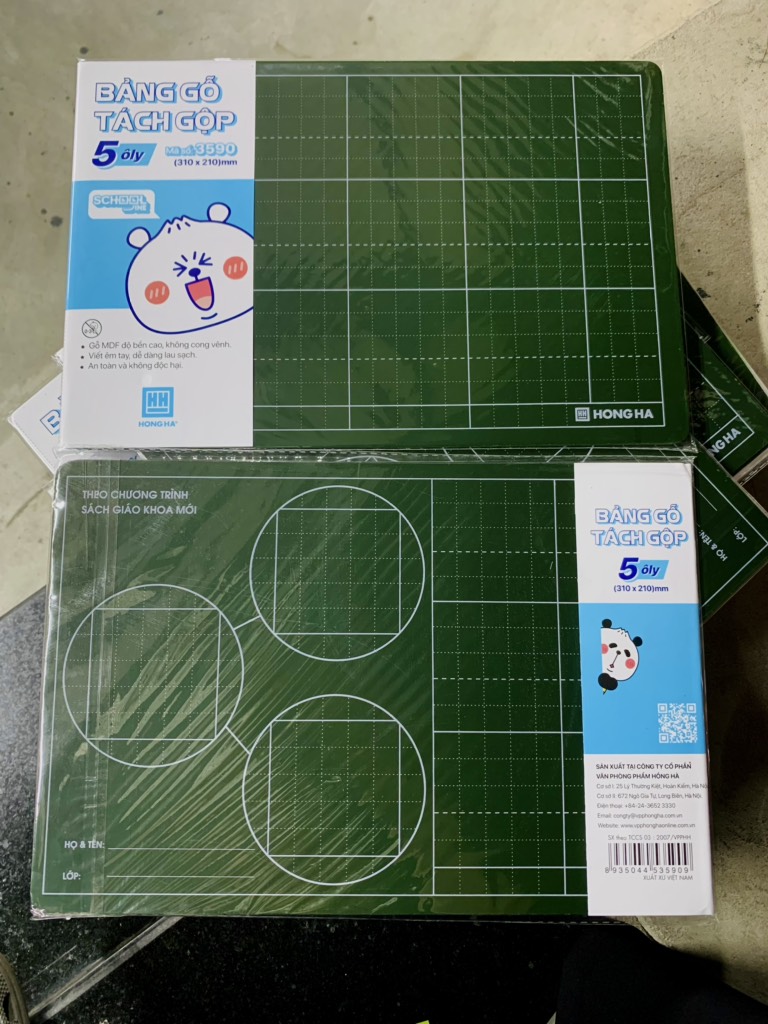 Bảng Gỗ 5 Ôly - 3590 - Hồng Hà