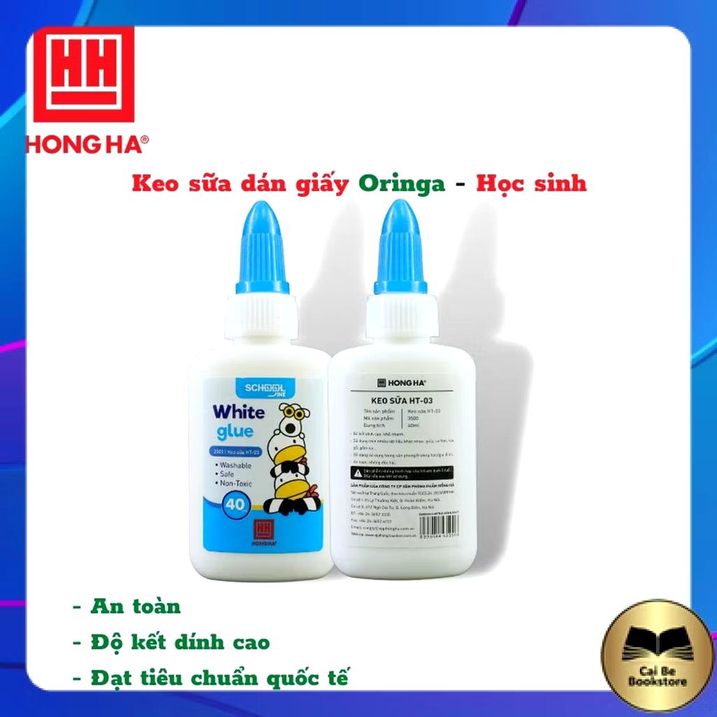Keo sữa Oringa 40ml - 3500 (12C/H) - Hồng Hà