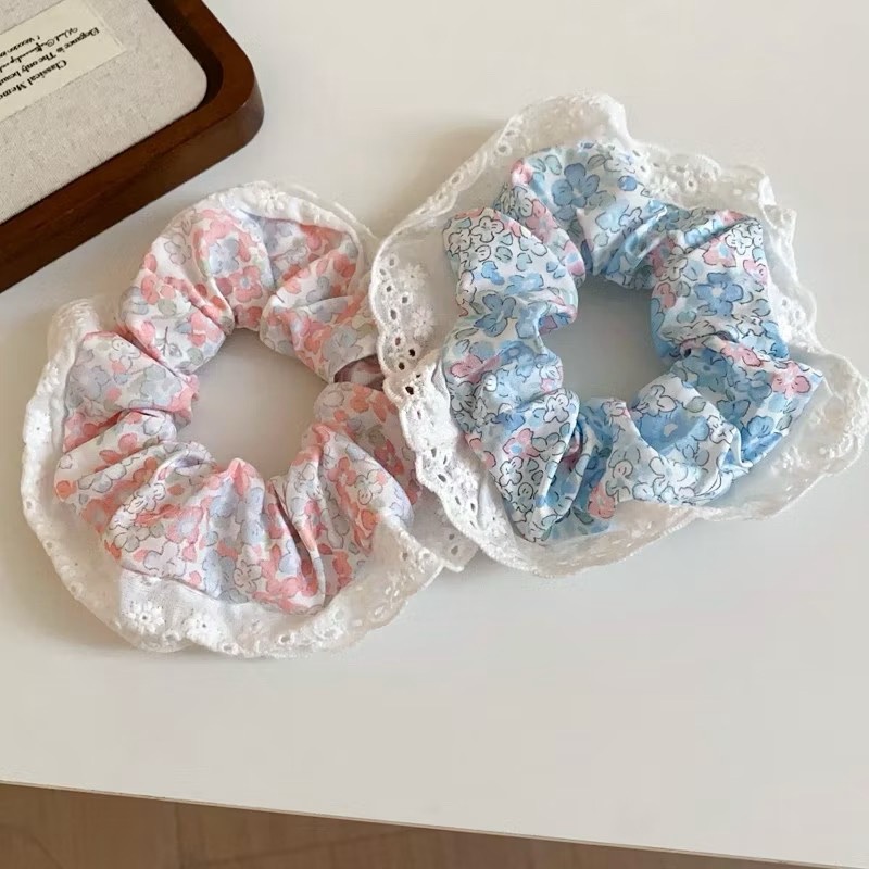 Buộc tóc Scrunchies - Bèo hoa