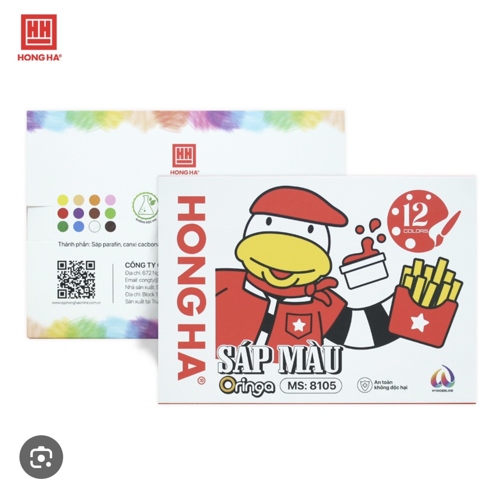 Sáp Màu Origan 12M - 8105 - Hồng Hà
