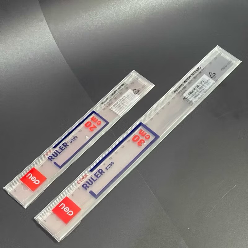 Thước nhựa trong - Deli