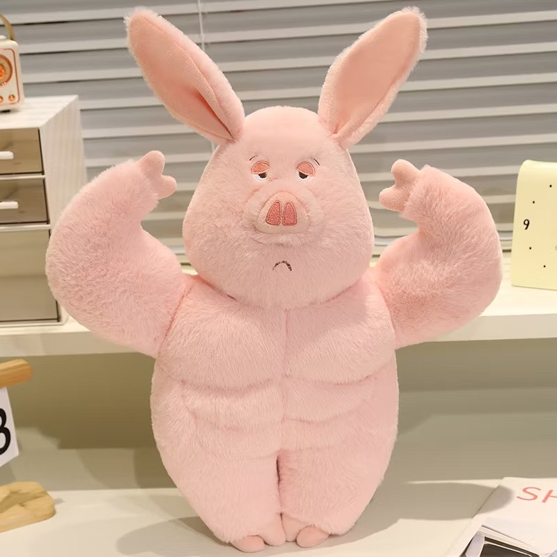 Gấu Bông Heo Cơ Bắp - 40cm
