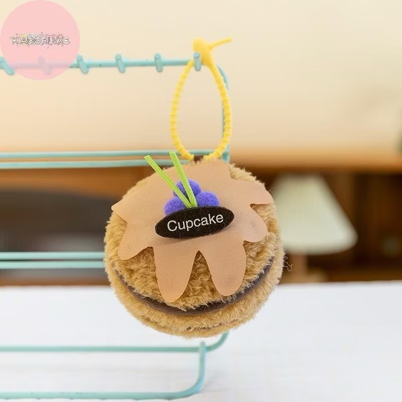 Móc khoá bông 12cm - Bánh việt quất