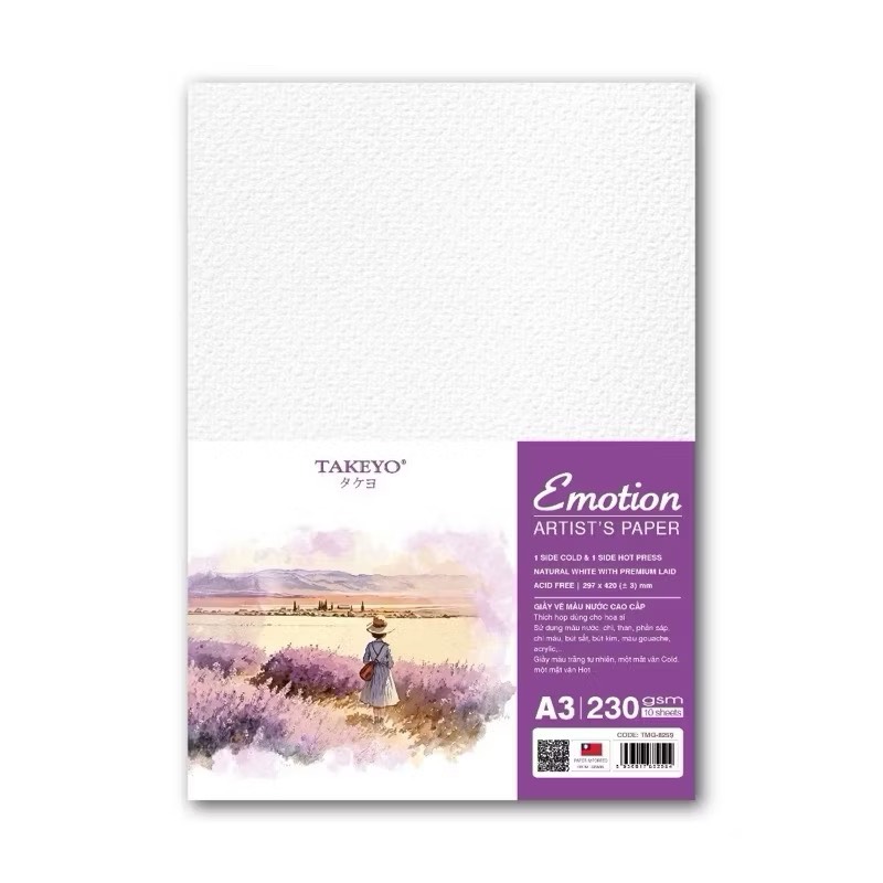 Giấy vẽ Emotion 230gsm - TAIWAN (10T/X)