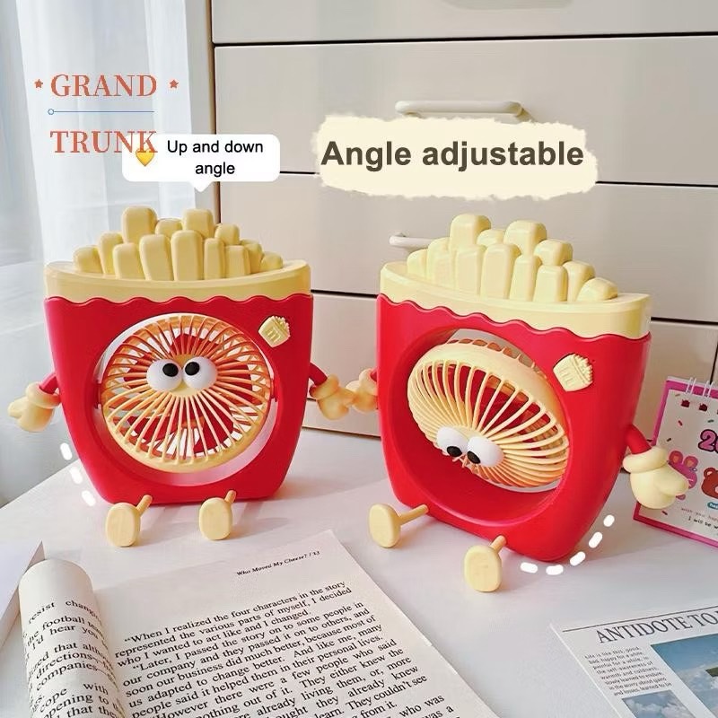 Quạt mini để bàn - Longda - LD8343 - Khoai tây chiên