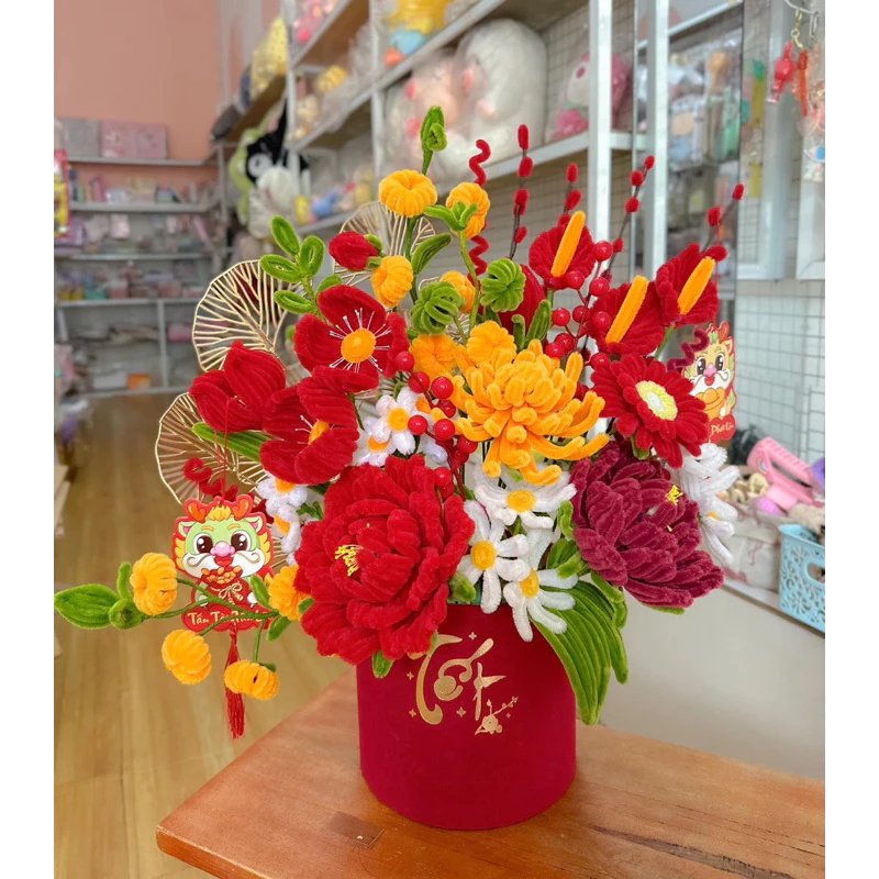 Chậu Hoa Decor tết