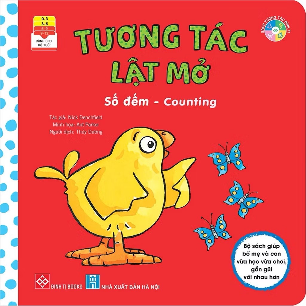 Sách - Tương tác lật mở - Số đếm